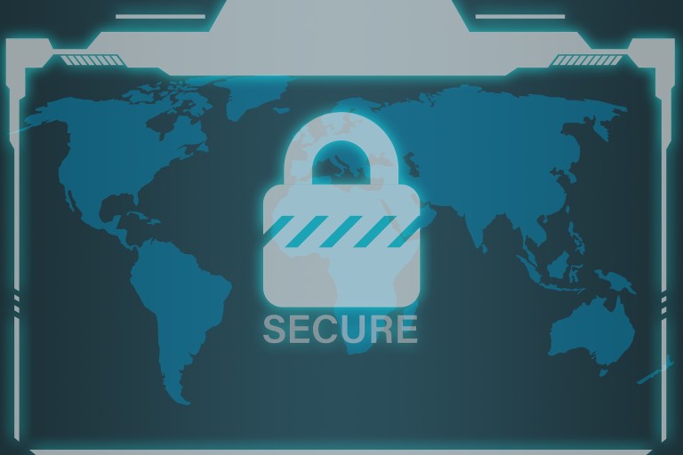 Fileless Malware - Evolving Cyberthreat | Chuck's Cyber Wall | Chuck’s Cyber Wall – Fileless Malware: An Evolving Threat digital lock on world map