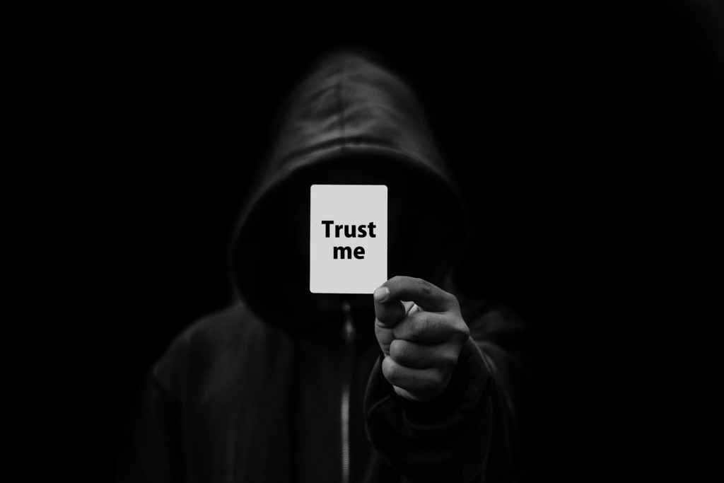 Sydney's Seminar: What Is The Dark Web? | The Clark Report | Clark Computer Services IT Support Services Sydney's Seminar - What is the Dark Web Hacker with trust me sign