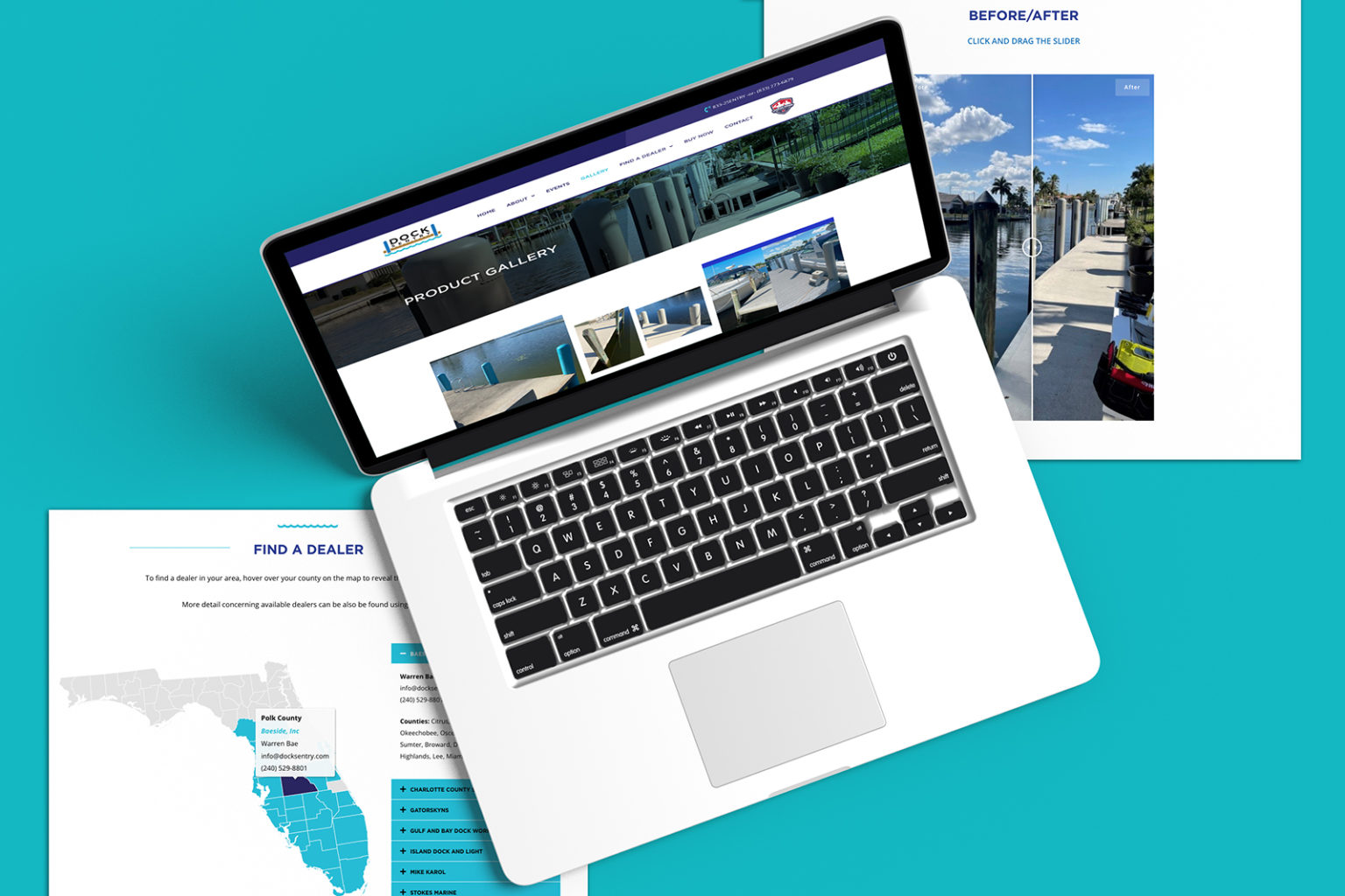 DockSentry | Clark Computer Services Website Design Services Docksentry Laptop