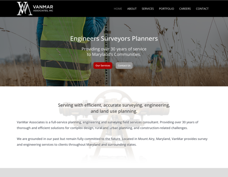 VanMar Associates | Clark Computer Services Website Design Services VanMar Website Feature Image