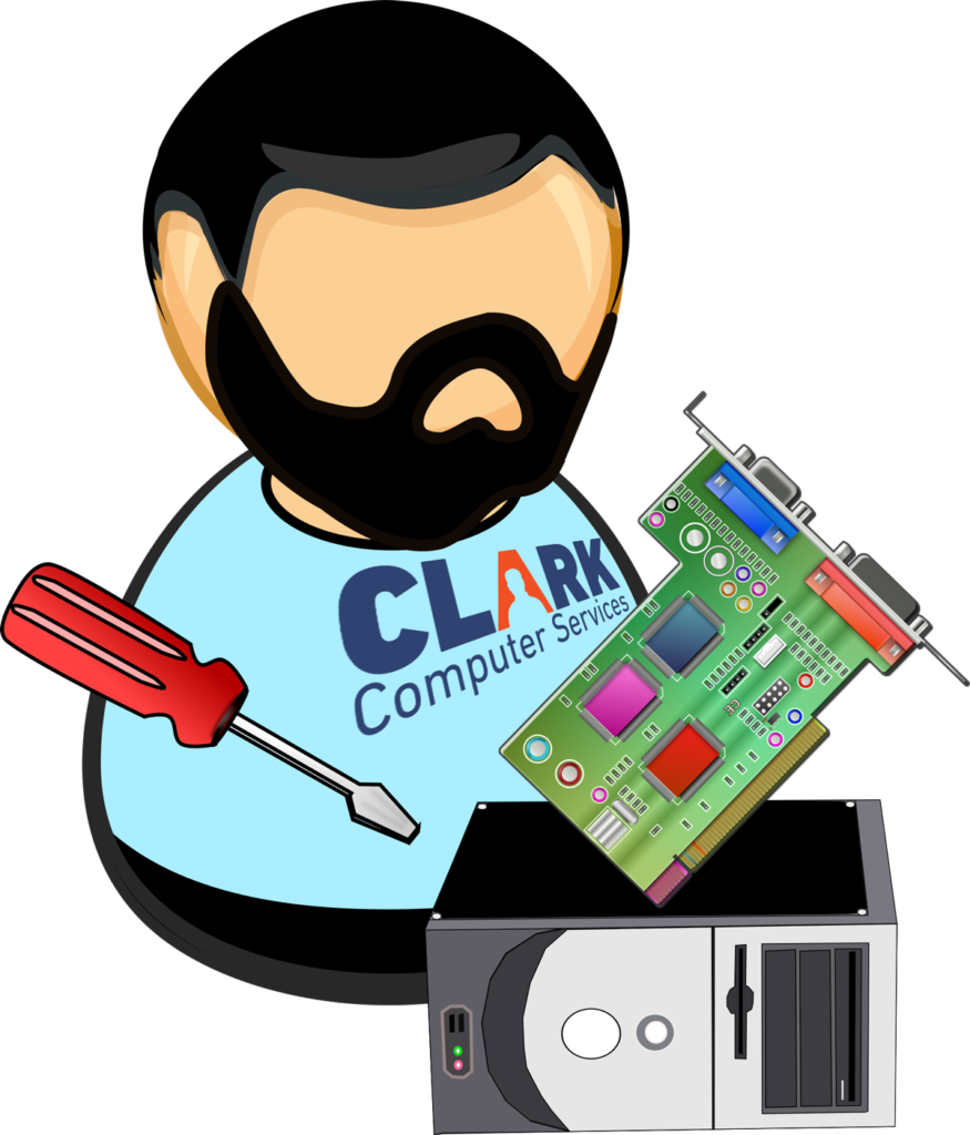 When to Call for IT Support | Chuck's Cyber Wall | When to Call for IT Support Clark Tech Toon