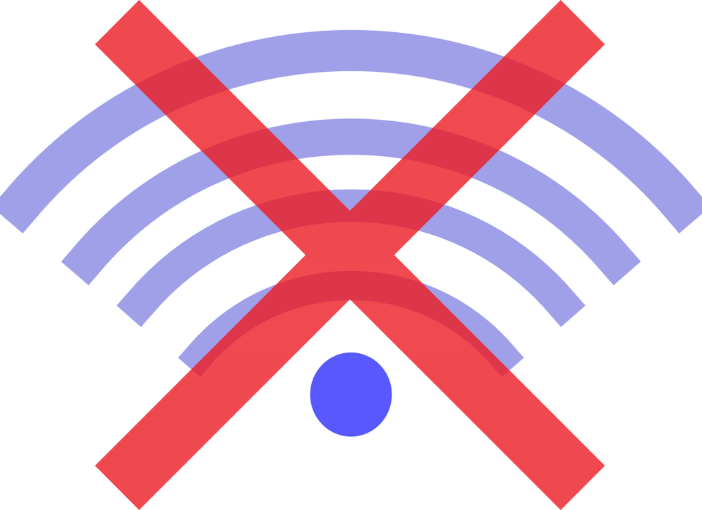 When to Call for IT Support | Chuck's Cyber Wall | When to Call for IT Support WiFi Out symbol