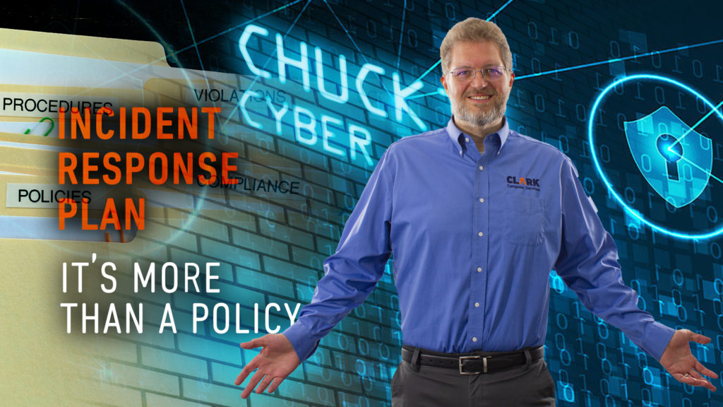 Incident Response Plan Chuck's Cyber Wall The Clark Report social media image