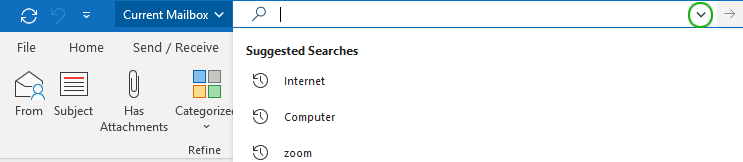 Performing an Advanced Search in Outlook | Sydney's Seminar | Performing an Advanced Search in Outlook | Sydney's Seminar | How to Perform an Advanced Search in Outlook Sydney's Seminar simple search box image