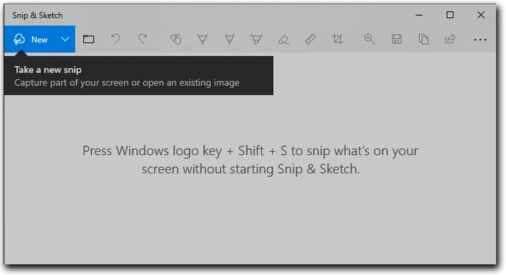 Snip & Sketch - A Hidden Gem | DC the Computer Guy | Snip and Sketch Launching the App