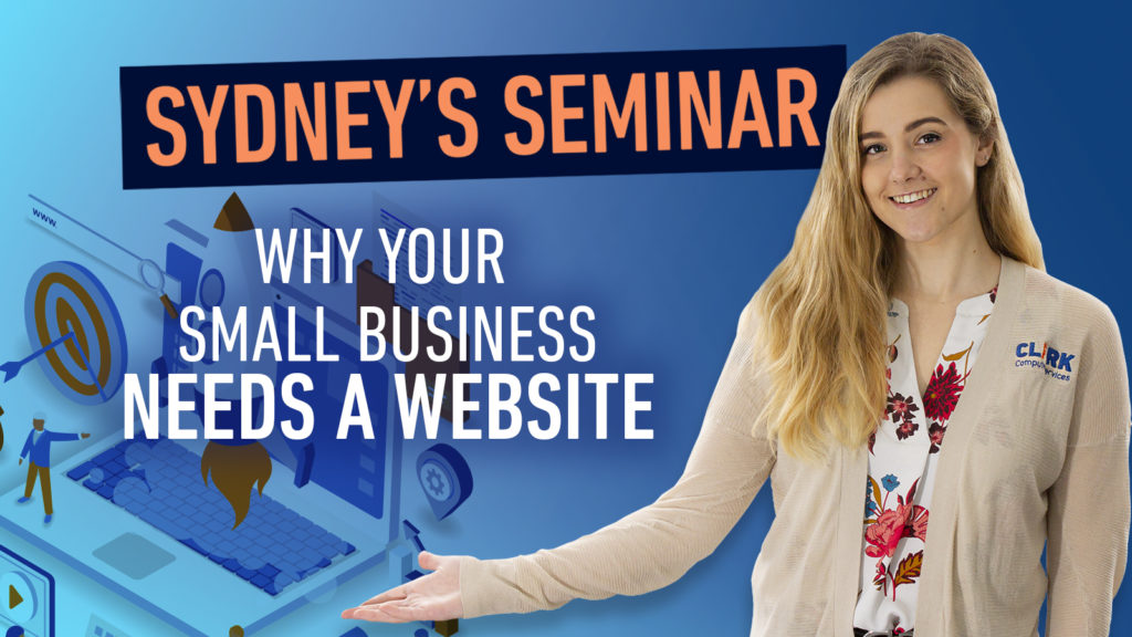 Why Your Smll Business Needs a Website Sydney's Seminar social title image