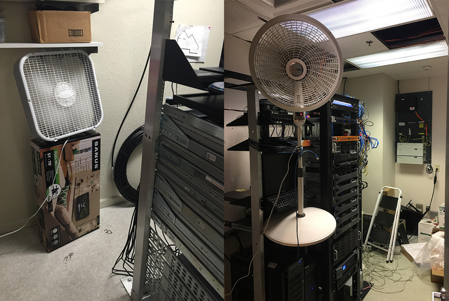 Technology Moves Don't Have to be Hard | DC The Computer Guy | Technology Moves Don't Have to be Hard | DC The Computer Guy | Technology Moves Don't Have to be Hard - server closet fail