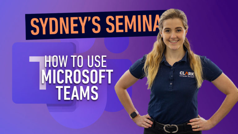 Sydney's Seminar How to Use Microsoft Team Social Media Image