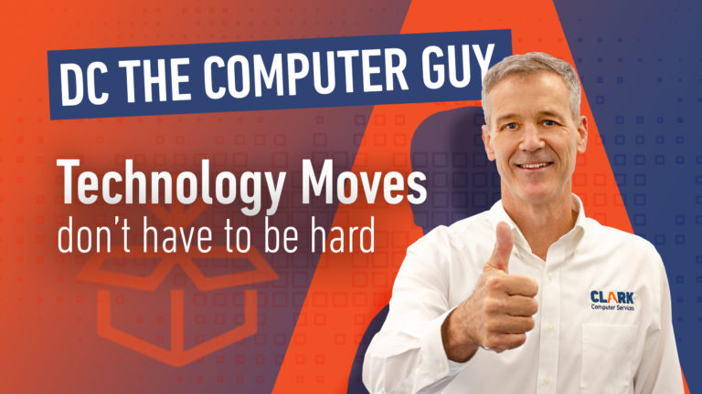 Technology Moves Don't Have to Be Hard Logo Image for DC the Computer Guy