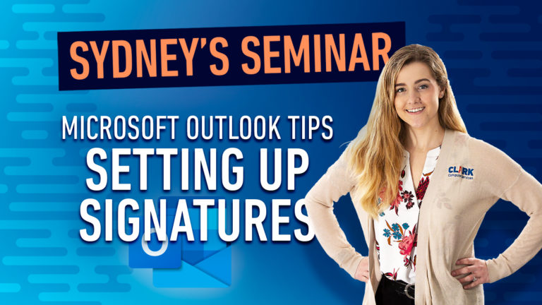 Microsoft Outlook Tips: Setting Up Signatures social image