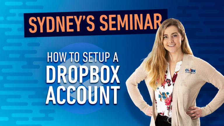 Sydney’s Seminar: How to setup a personal Dropbox account title image