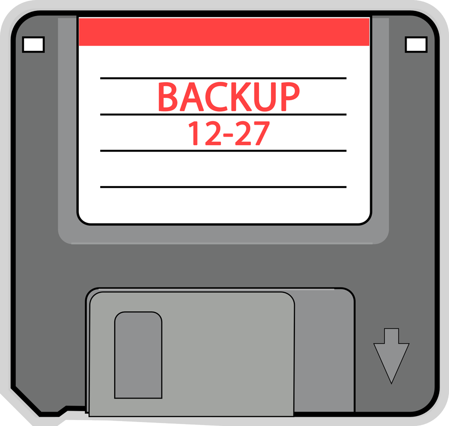 A Solid Backup Process is Critical | Chuck's Cyber Wall | A Solid Backup Process is Critical | Chuck's Cyber Wall | Early Morning IT Maintenance image of a dated backup disk.