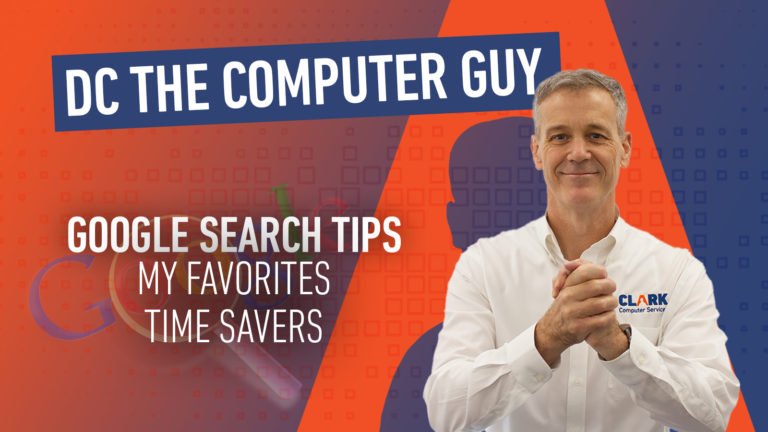 Google Search Tips DC the Computer Guy Title card