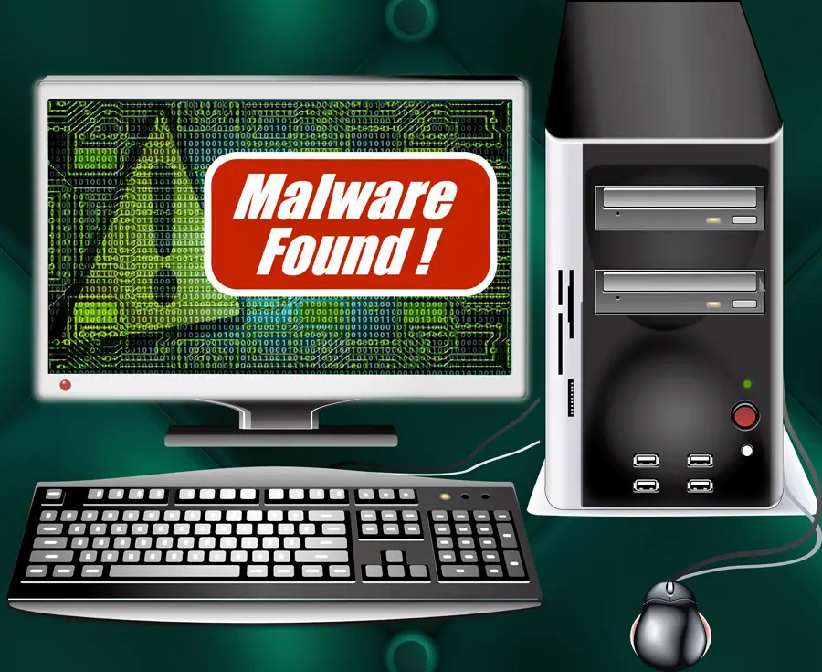 How to Spot Malware - A Simple Guide | Chuck's Cyber Wall | How to Spot Malware - A Simple Guide | Chuck's Cyber Wall | How to spot malware Chuck's Cyber Wall illustration of a computer with a malware found message.