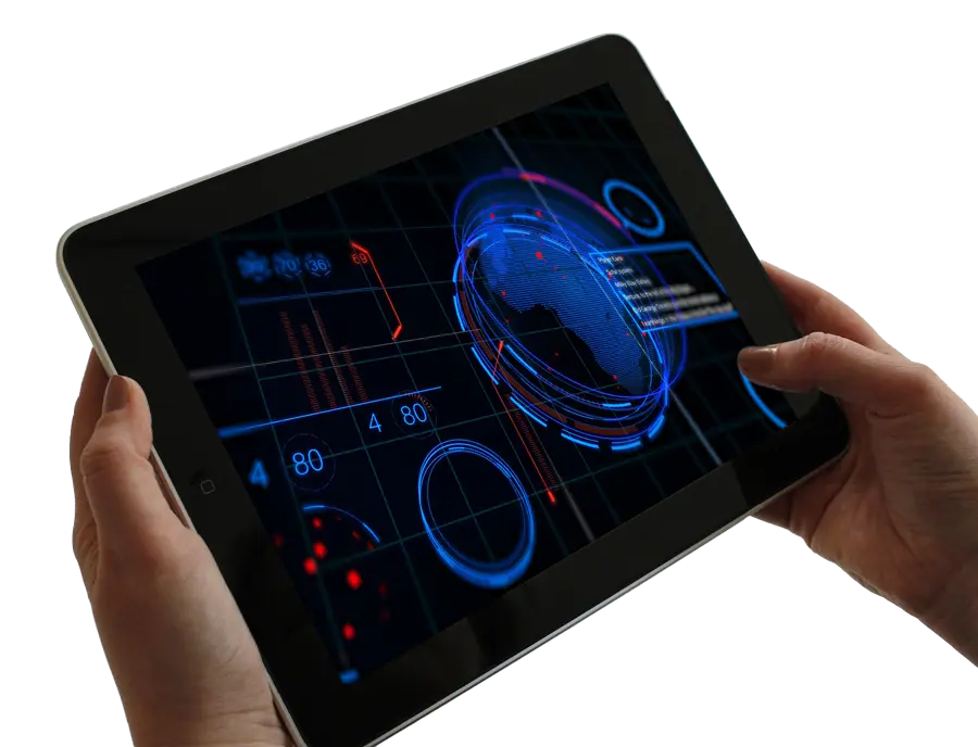 The Benefits of IT Certifications | Sydney's Seminar | The Benefits of IT Certifications | Sydney's Seminar | Sydney's Seminar: The Benefits of IT Certifications image of hands holding a tablet with a technical HUD on the screen.