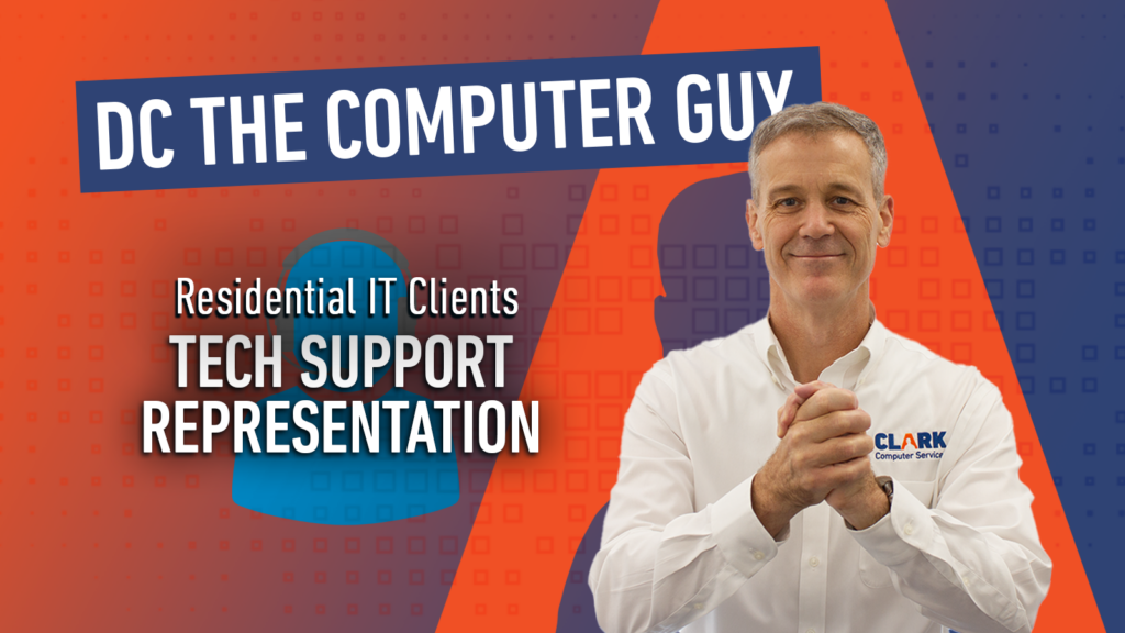 DC the Computer Guy Clark Clips Tech Support Representation for Residential IT Clients