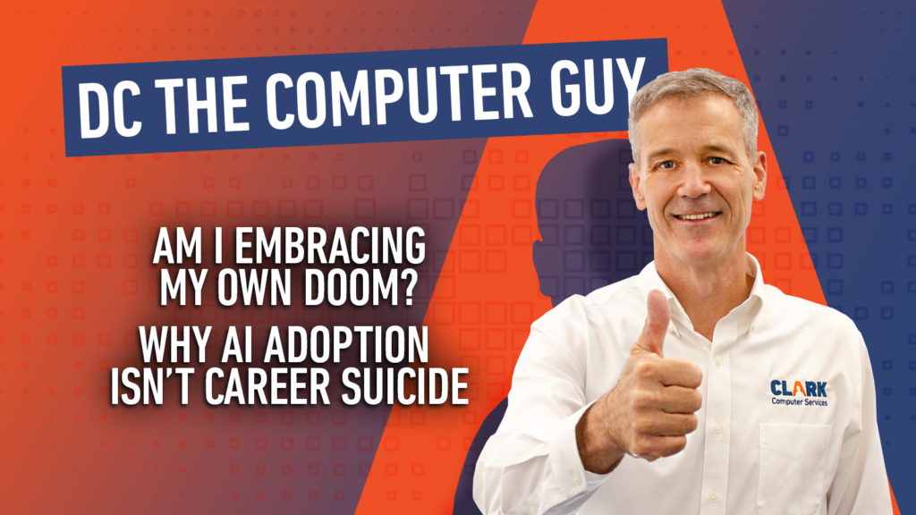 DC the Computer Guy: Why AI Adoption isn't career suicide title card.