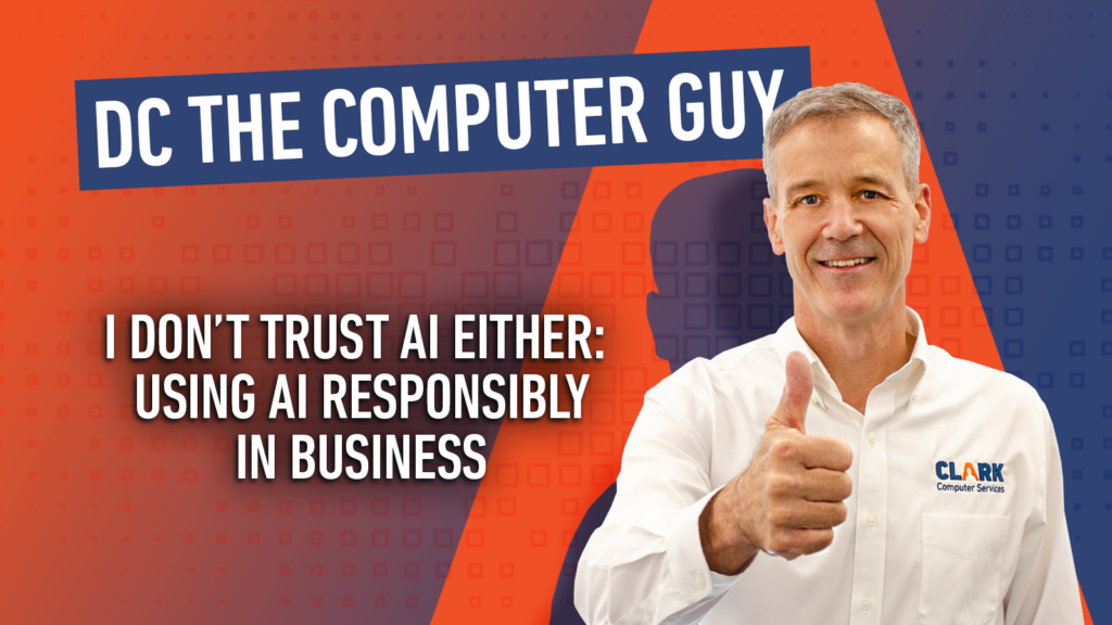 DC the Computer Guy: I Don't Trust AI Either title card.